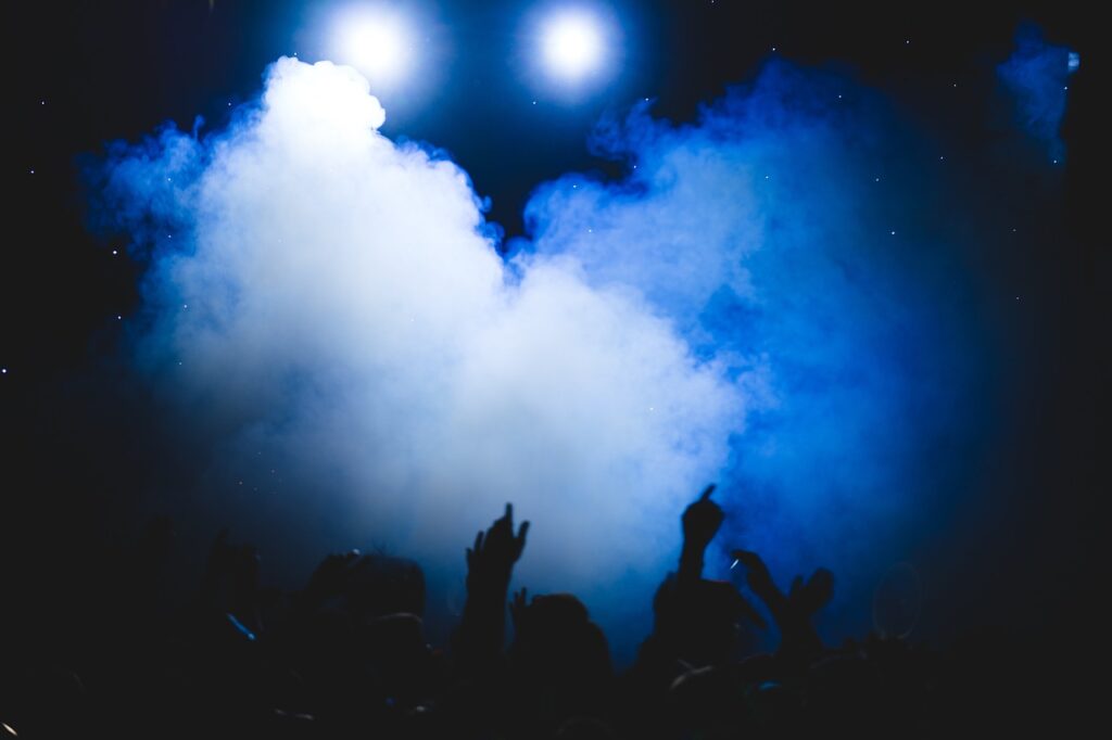 smoke, party, people, dark, night, celebration, concert, blue party, blue smoke, blue concert, blue celebrate, concert, concert, blue smoke, blue smoke, blue smoke, blue smoke, blue smoke